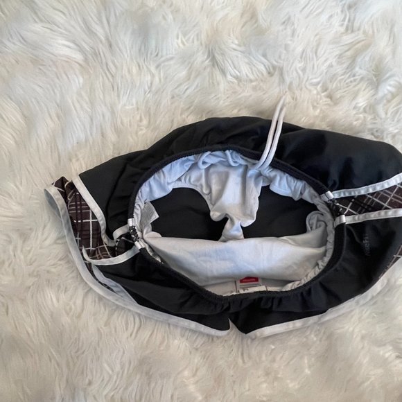 NWOT Nike Dri-Fit Running Shorts, WSU Cougars, Size Medium - Grey, Plaid - Picture 5 of 6